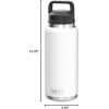 imageYETI Rambler 36 oz Bottle Vacuum Insulated Leakproof Stainless Steel with Chug CapWhite