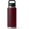 imageYETI Rambler 36 oz Bottle Vacuum Insulated Leakproof Stainless Steel with Chug CapWild Vine Red