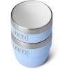 imageYETI Rambler 4 oz Stackable Cup Stainless Steel Vacuum Insulated EspressoCoffee Cup 2 PackBig Sky Blue