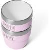 imageYETI Rambler 4 oz Stackable Cup Stainless Steel Vacuum Insulated EspressoCoffee Cup 2 PackCherry Blossom  Textured