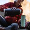 imageYETI Rambler 46 oz Bottle Vacuum Insulated Leakproof Stainless Steel with Chug CapBig Sky Blue