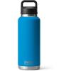 imageYETI Rambler 46 oz Bottle Vacuum Insulated Leakproof Stainless Steel with Chug CapBig Wave Blue