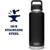 imageYETI Rambler 46 oz Bottle Vacuum Insulated Leakproof Stainless Steel with Chug CapBlack