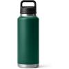 imageYETI Rambler 46 oz Bottle Vacuum Insulated Leakproof Stainless Steel with Chug CapBlack Forest Green