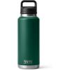 imageYETI Rambler 46 oz Bottle Vacuum Insulated Leakproof Stainless Steel with Chug CapBlack Forest Green
