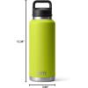 imageYETI Rambler 46 oz Bottle Vacuum Insulated Leakproof Stainless Steel with Chug CapChartreuse