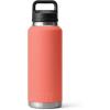 imageYETI Rambler 46 oz Bottle Vacuum Insulated Leakproof Stainless Steel with Chug CapCoral