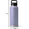imageYETI Rambler 46 oz Bottle Vacuum Insulated Leakproof Stainless Steel with Chug CapCosmic Lilac