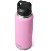 imageYETI Rambler 46 oz Bottle Vacuum Insulated Leakproof Stainless Steel with Chug CapPower Pink