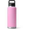 imageYETI Rambler 46 oz Bottle Vacuum Insulated Leakproof Stainless Steel with Chug CapPower Pink