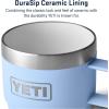 imageYETI Rambler 6 oz Stackable Mug Stainless Steel Vacuum Insulated EspressoCoffee Mug 2 PackBig Sky Blue