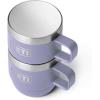 imageYETI Rambler 6 oz Stackable Mug Stainless Steel Vacuum Insulated EspressoCoffee Mug 2 PackCosmic Lilac