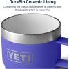 imageYETI Rambler 6 oz Stackable Mug Stainless Steel Vacuum Insulated EspressoCoffee Mug 2 PackUltramarine Violet