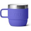 imageYETI Rambler 6 oz Stackable Mug Stainless Steel Vacuum Insulated EspressoCoffee Mug 2 PackUltramarine Violet