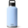 imageYETI Rambler 64 oz Bottle Vacuum Insulated Stainless Steel with Chug Cap NavyBig Sky Blue