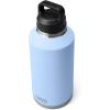 imageYETI Rambler 64 oz Bottle Vacuum Insulated Stainless Steel with Chug Cap NavyBig Sky Blue