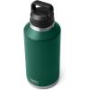 imageYETI Rambler 64 oz Bottle Vacuum Insulated Stainless Steel with Chug Cap NavyBlack Forest Green