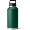 imageYETI Rambler 64 oz Bottle Vacuum Insulated Stainless Steel with Chug Cap NavyBlack Forest Green