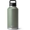 imageYETI Rambler 64 oz Bottle Vacuum Insulated Stainless Steel with Chug Cap NavyCamp Green