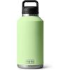 imageYETI Rambler 64 oz Bottle Vacuum Insulated Stainless Steel with Chug Cap NavyKey Lime