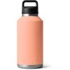 imageYETI Rambler 64 oz Bottle Vacuum Insulated Stainless Steel with Chug Cap NavyLow Country Peach