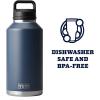imageYETI Rambler 64 oz Bottle Vacuum Insulated Stainless Steel with Chug Cap NavyNavy