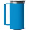 imageYETI Rambler 64 oz Pitcher Vacuum Insulated Stainless Steel with MagSlider Lid Tropical PinkBig Wave Blue