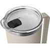 imageYETI Rambler 64 oz Pitcher Vacuum Insulated Stainless Steel with MagSlider Lid Tropical PinkCape Taupe