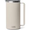 imageYETI Rambler 64 oz Pitcher Vacuum Insulated Stainless Steel with MagSlider Lid Tropical PinkCape Taupe