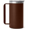 imageYETI Rambler 64 oz Pitcher Vacuum Insulated Stainless Steel with MagSlider Lid Tropical PinkWetlands Brown