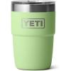 imageYETI Rambler 8 oz Stackable Cup Stainless Steel Vacuum Insulated Espresso Cup with MagSlider LidKey Lime