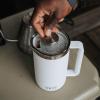 imageYETI Rambler French Press Coffee Maker with GroundsControl FilterRescue Red