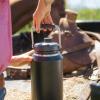 imageYETI Rambler Gallon Jug 20 Vacuum Insulated Leakproof Stainless Steel with MagCap NavyRescue Red