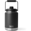 imageYETI Rambler Half Gallon Jug 20 Vacuum Insulated Leakproof Stainless Steel with MagCap BlackBlack