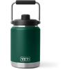 imageYETI Rambler Half Gallon Jug 20 Vacuum Insulated Leakproof Stainless Steel with MagCap BlackBlack Forest Green