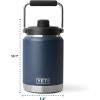 imageYETI Rambler Half Gallon Jug 20 Vacuum Insulated Leakproof Stainless Steel with MagCap BlackRescue Red