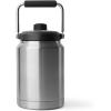 imageYETI Rambler Half Gallon Jug 20 Vacuum Insulated Leakproof Stainless Steel with MagCap BlackStainless