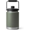 imageYETI Rambler Half Gallon Jug Vacuum Insulated Leakproof Stainless Steel with MagCapCamp Green