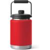imageYETI Rambler Half Gallon Jug Vacuum Insulated Leakproof Stainless Steel with MagCapRescue Red