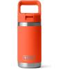 imageYETI Rambler Jr 12 oz Kids Bottle with Straw CapPapaya