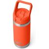 imageYETI Rambler Jr 12 oz Kids Bottle with Straw CapPapaya