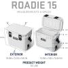 imageYETI Roadie 15 Hard Cooler with DoubleDuty Shoulder StrapWetlands Camo