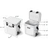 imageYETI Roadie 24 20 Hard Cooler with DoubleDuty Shoulder Strap and Drain PlugBig Sky Blue