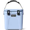 imageYETI Roadie 24 20 Hard Cooler with DoubleDuty Shoulder Strap and Drain PlugBig Sky Blue