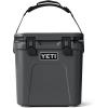 imageYETI Roadie 24 20 Hard Cooler with DoubleDuty Shoulder Strap and Drain PlugCharcoal
