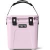 imageYETI Roadie 24 20 Hard Cooler with DoubleDuty Shoulder Strap and Drain PlugCherry Blossom