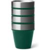 imageYETI Shot Glasses with Carrying Case Set of 4Black Forest Green