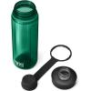 imageYETI Yonder Water Bottle with Yonder Tether Cap Lightweight Leakproof and BPAFreeBlack Forest Green