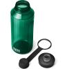imageYETI Yonder Water Bottle with Yonder Tether Cap Lightweight Leakproof and BPAFreeBlack Forest Green