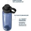 imageYETI Yonder Water Bottle with Yonder Tether Cap Lightweight Leakproof and BPAFreeUltramarine Violet